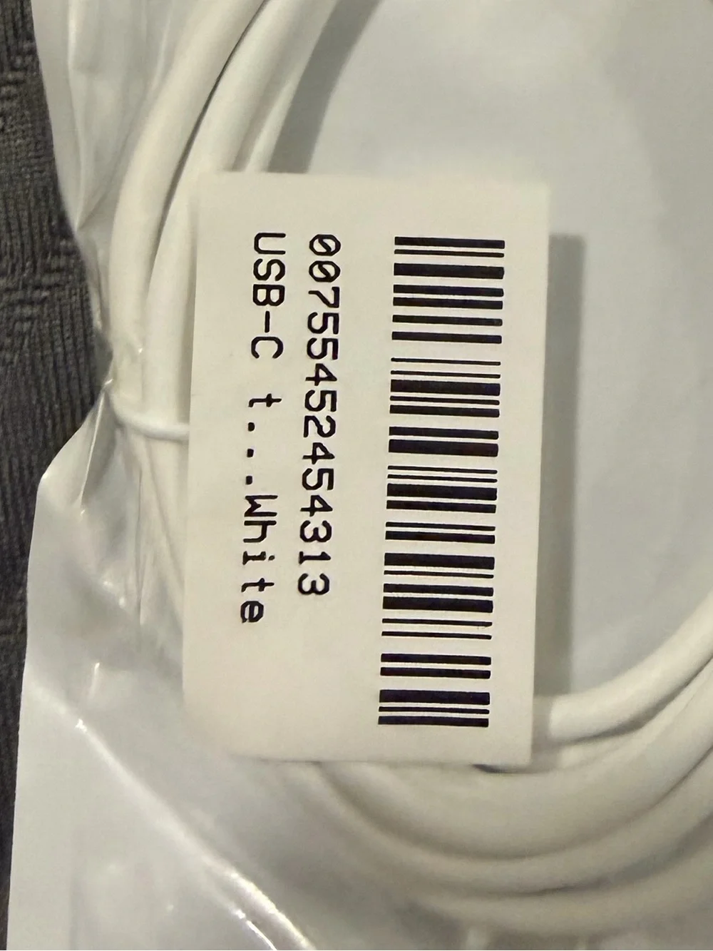 TWO (2) USB-C Charging & Data Cable - White